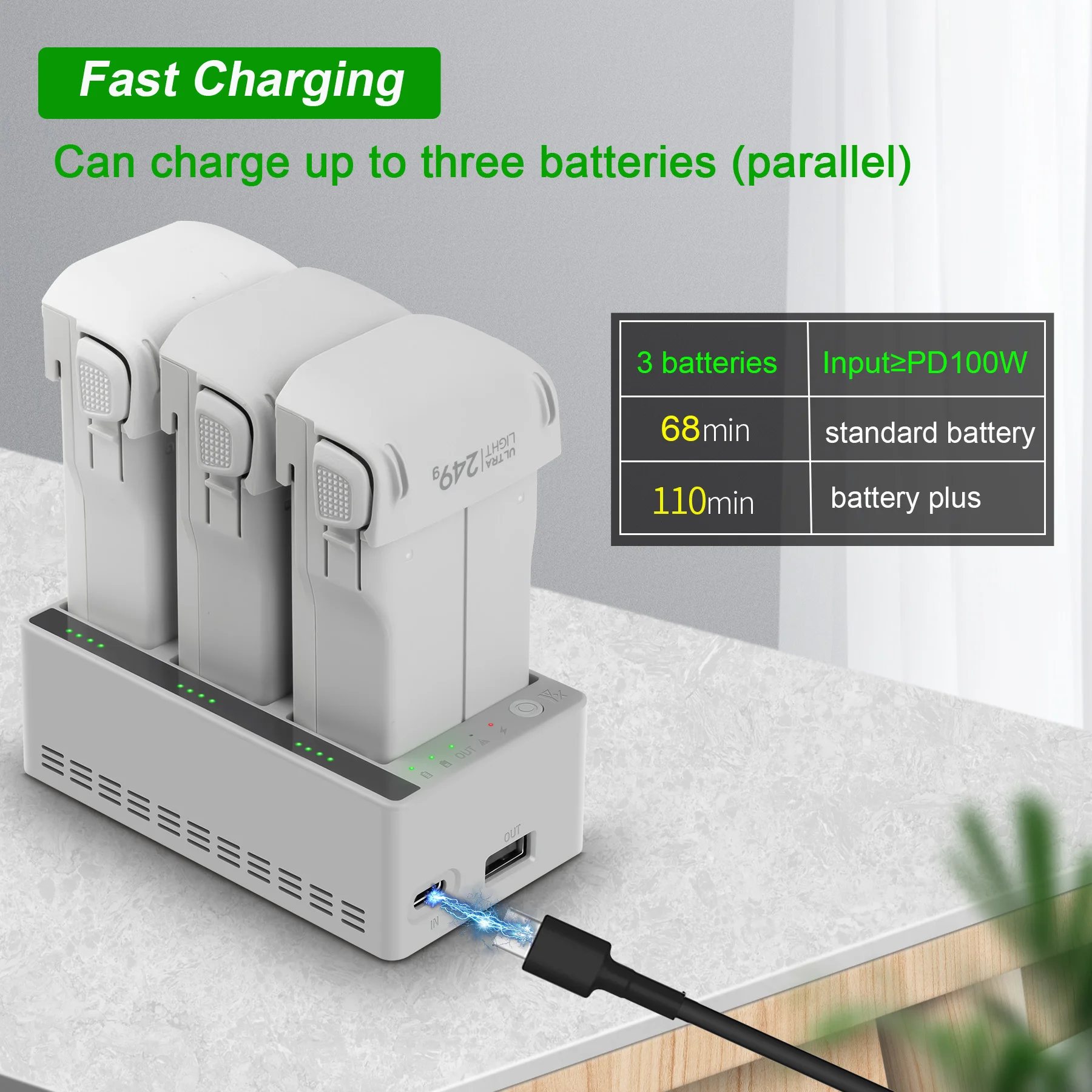 Hub de charge pour DJI LITO 1  - Drone Charging Hub avis et prix