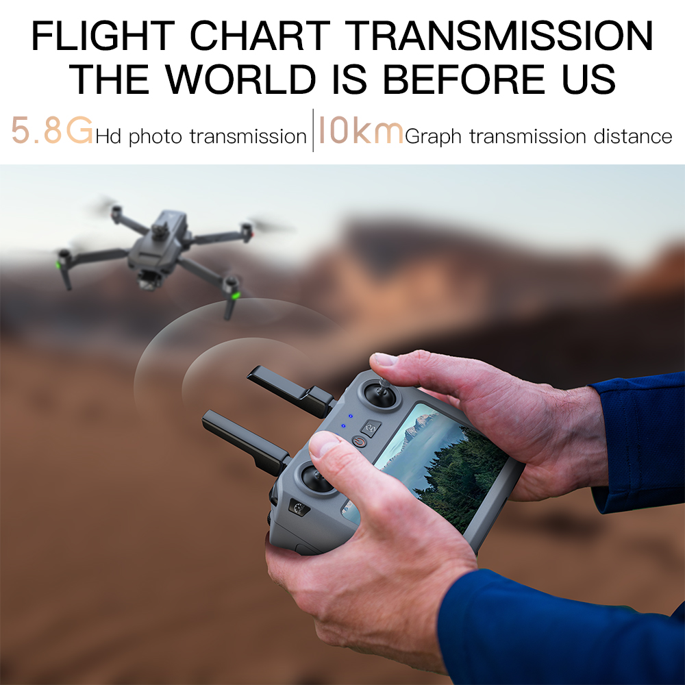 Drone GPS Teeggi SG909 MAX ave - Drone Controller Screen avis et prix