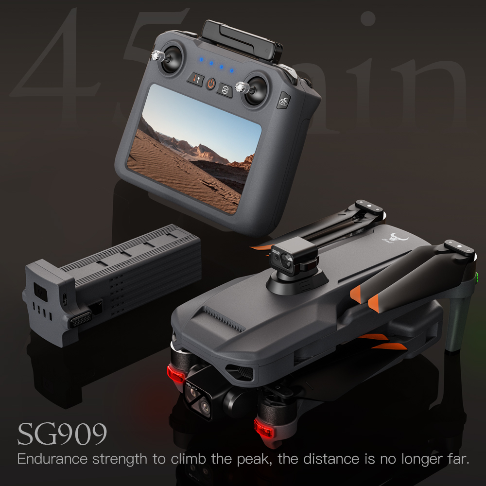 Drone GPS Teeggi SG909 MAX ave - Drone Controller Screen avis et prix